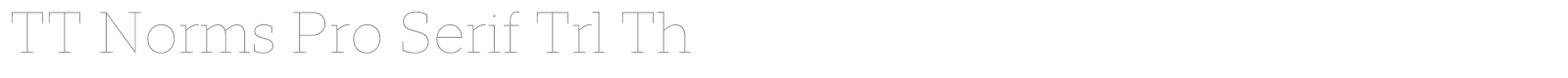 TT Norms Pro Serif font preview